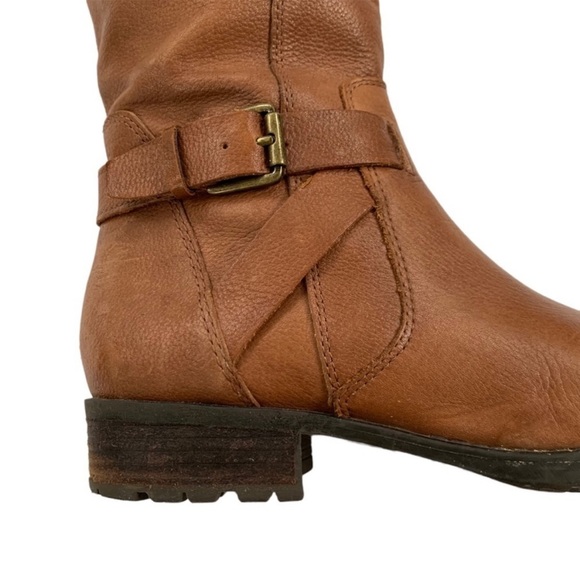 Franco Sarto Shoes Franco Sarto Pristine Brown Leather Riding Boots